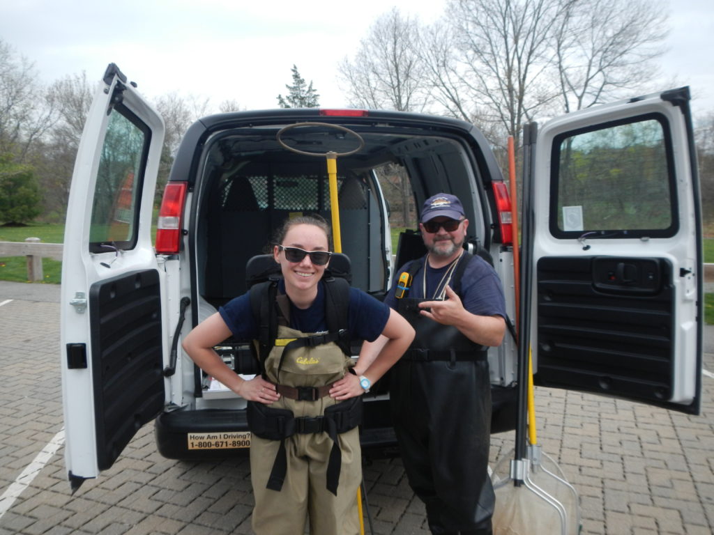 Electrofishing gear demonstration